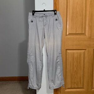 Old Navy Low Rise Cargo Pants Grayish Blue, Cotton Material, Women’s Size 8